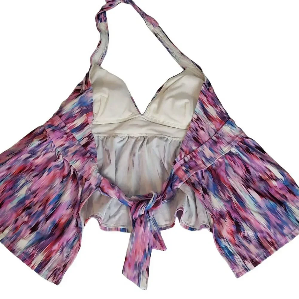Pink Time and Tru Swim Top XL